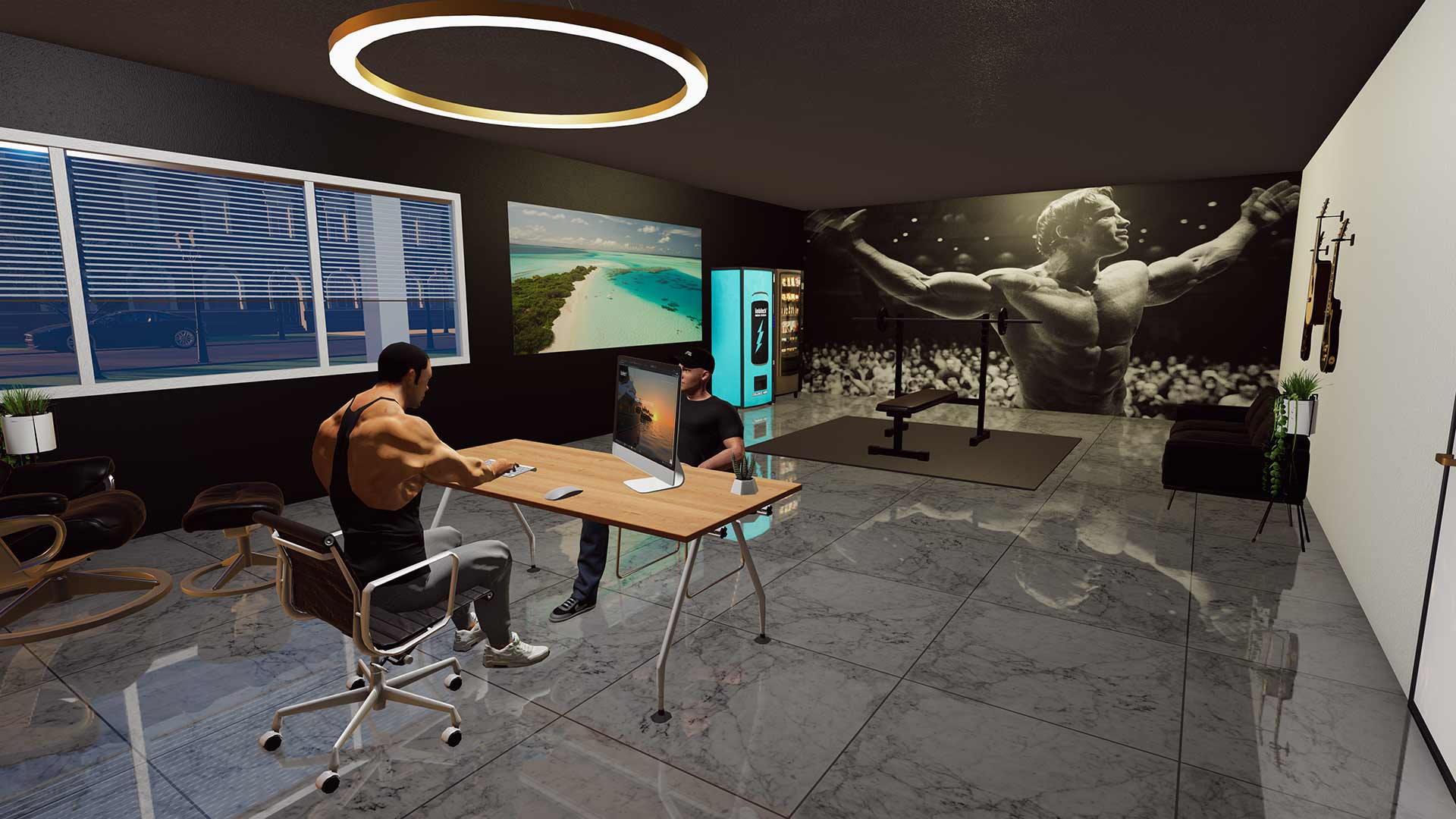 Limbitech 3D fitness visuals